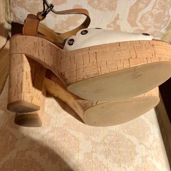 Coach “April” Leather Platform Sandals - Picture 6 of 16